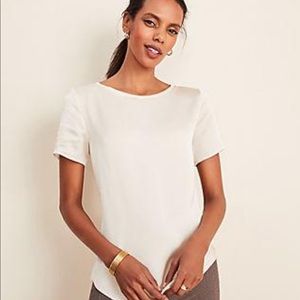 Ann Taylor loose fitting dressy tee